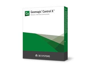 Geomagic Control X 3D metrology software